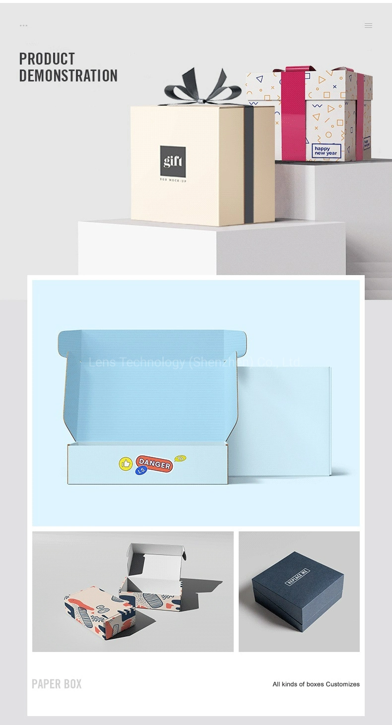 Corrugated Paper Packaging Kraft paper Boxes Custom Designs