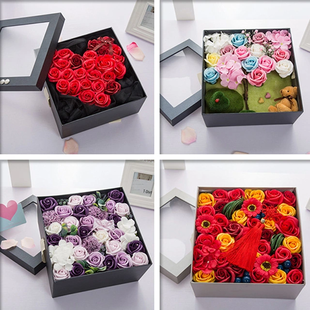 Flower Longsun Round Rose Gift Packaging Boxes Flower Wholesale Flower Boxes