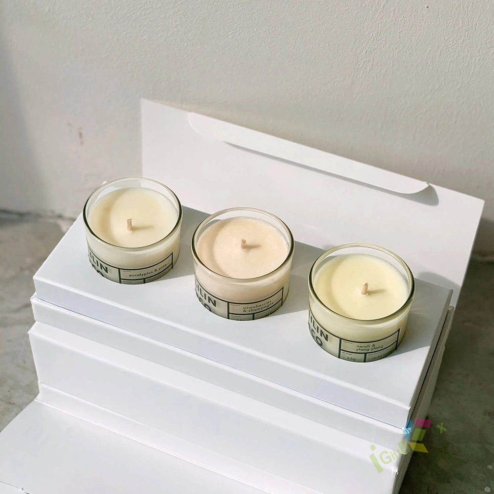 Custom Low Cost Candle Storage Box Tealight Candle Box Packaging Scented Candle Gift Box